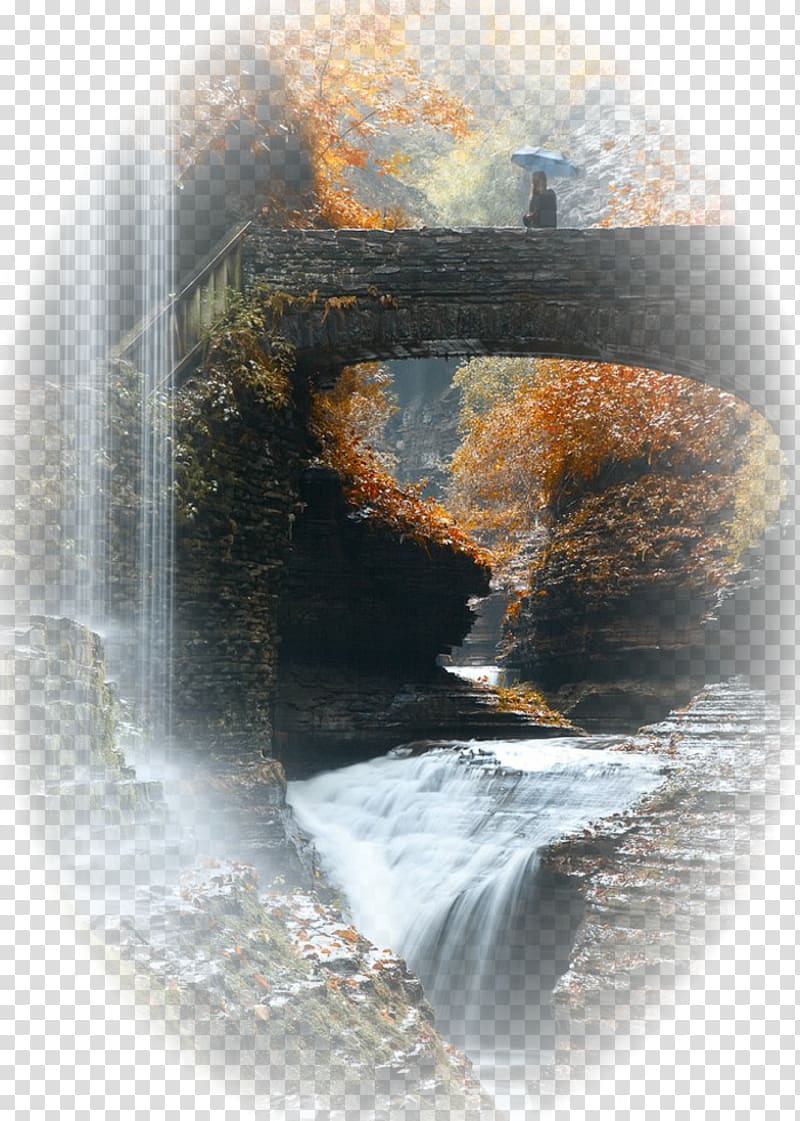 Watkins Glen State Park Finger Lakes Rainbow Falls, park transparent background PNG clipart