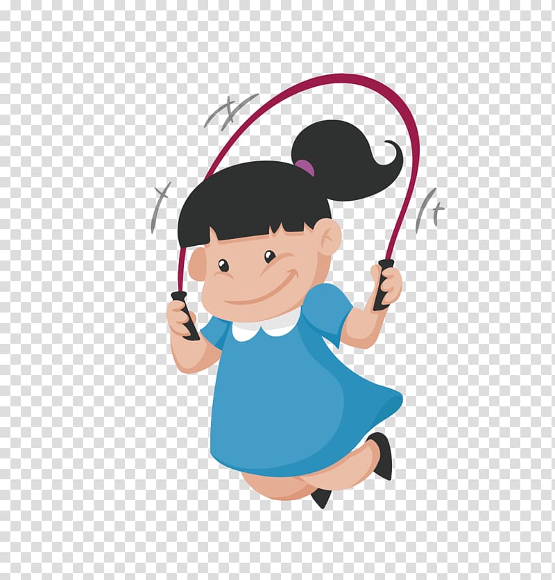 Euclidean Skipping rope Child, rope skipping transparent background PNG clipart