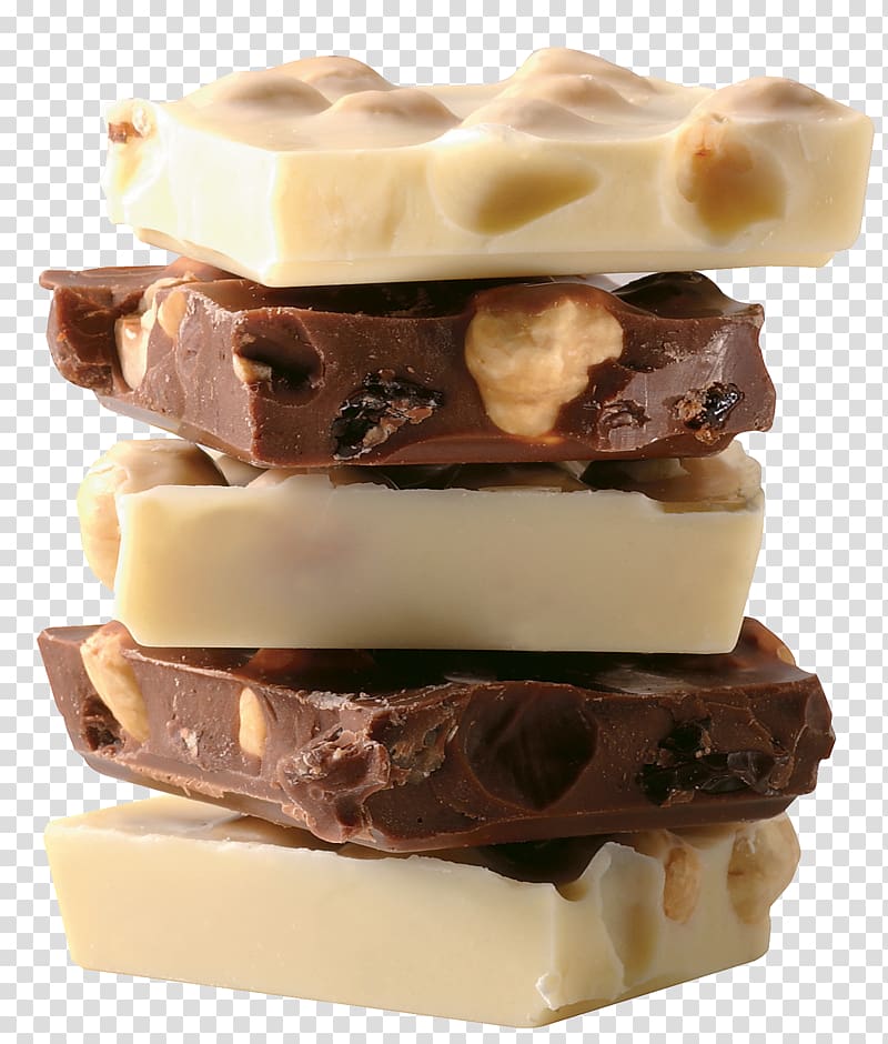 stack of chocolates, Chocolate bar White chocolate Dark chocolate, White and Dark Chocolate Bars transparent background PNG clipart