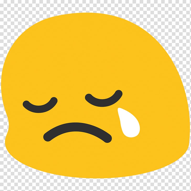 yellow sad emoji, Emoticon Very Sad transparent background PNG clipart