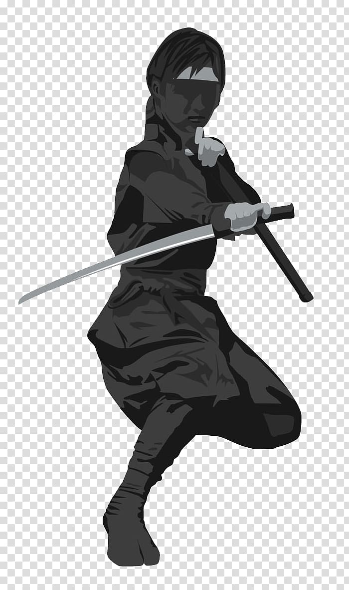 Ninja Kunoichi , Ninja transparent background PNG clipart