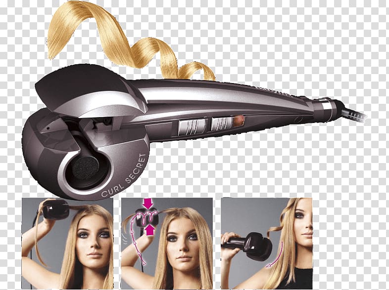 Hair iron Hair roller BaByliss Curl Secret 2667U Hair Care, hair transparent background PNG clipart