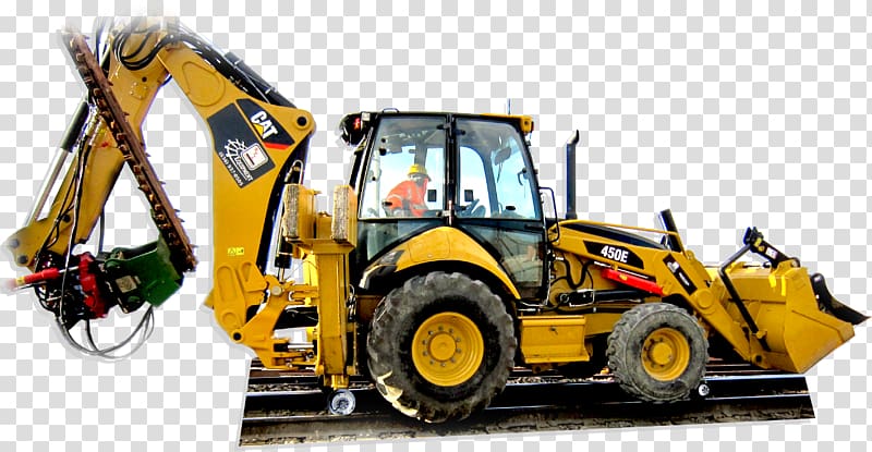 Bulldozer Caterpillar Inc. Backhoe John Deere Machine, digging machine transparent background PNG clipart