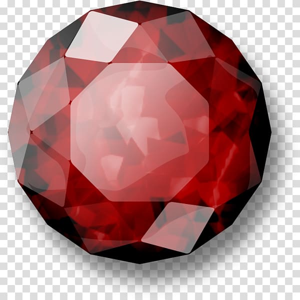 Gemstone Ruby Diamond Garnet, ruby transparent background PNG clipart