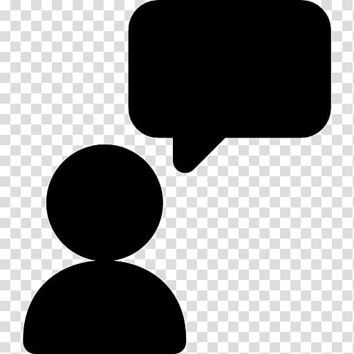 Computer Icons Online chat Speech Person, speaking transparent background PNG clipart