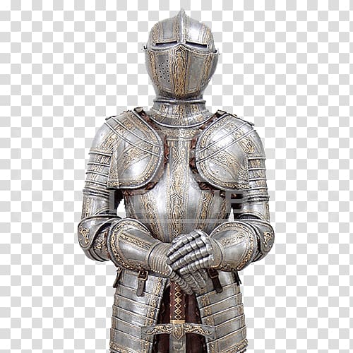 Knight Middle Ages Cuirass Plate armour Breastplate, Knight transparent background PNG clipart