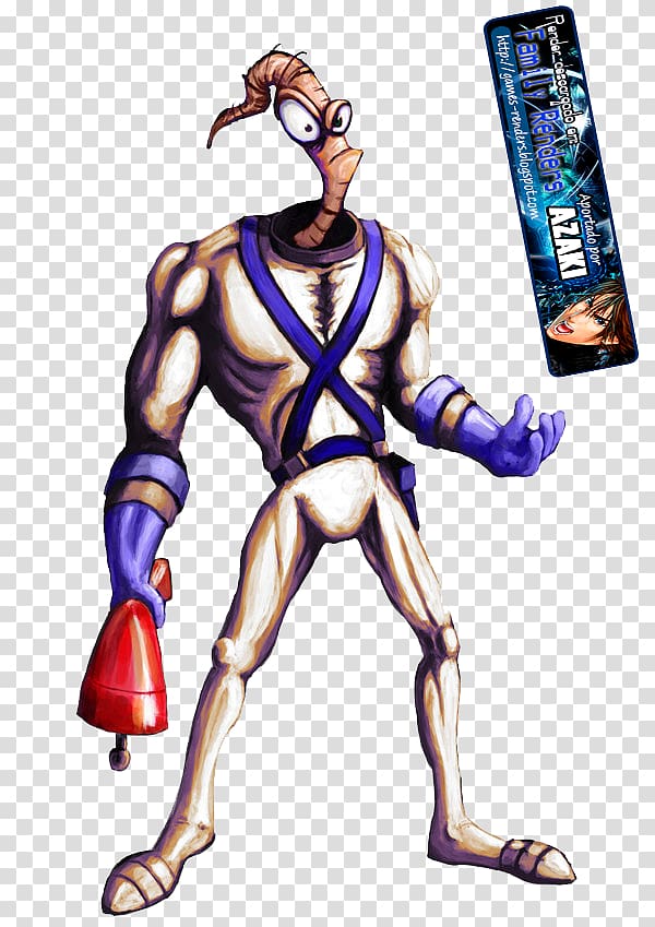 Homo sapiens Cartoon Superhero Fiction, Earthworm Jim Hd transparent background PNG clipart