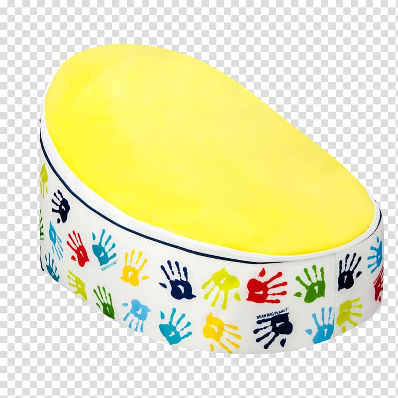 Bean Bag Chairs Yellow Hand, bag transparent background PNG clipart