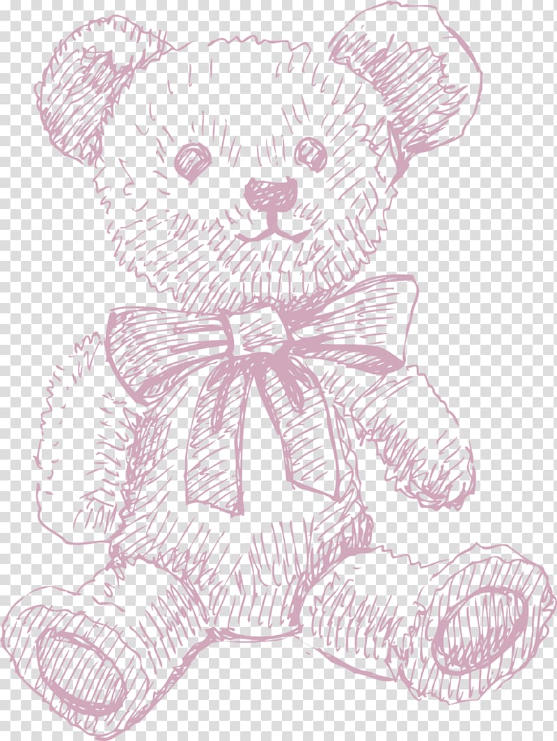 Teddy bear Painting , painting transparent background PNG clipart