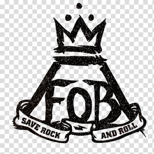 T-shirt Fall Out Boy Logo Save Rock and Roll, rock music transparent background PNG clipart