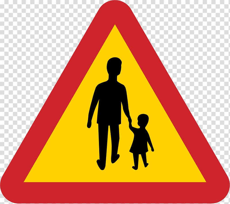 Traffic sign Road signs in Singapore Warning sign, road transparent background PNG clipart