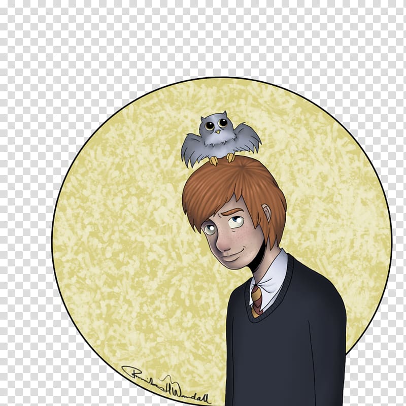 Ron Weasley Crookshanks Hermione Granger Owl Pigwidgeon, owl transparent background PNG clipart