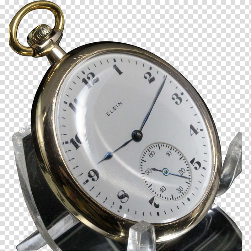 Pocket watch Elgin National Watch Company Clock Horology, watch transparent background PNG clipart