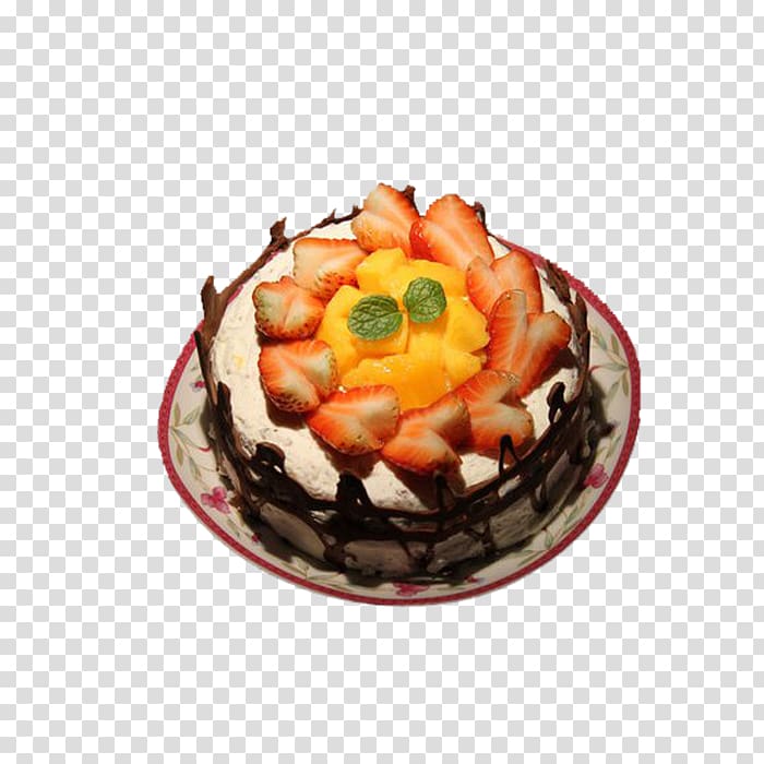 Torte Frozen dessert Recipe Buttercream Dish, Delicious strawberry cake transparent background PNG clipart