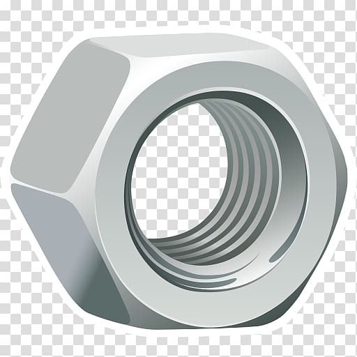 Nut Metal Bolt Washer Screw, screw transparent background PNG clipart