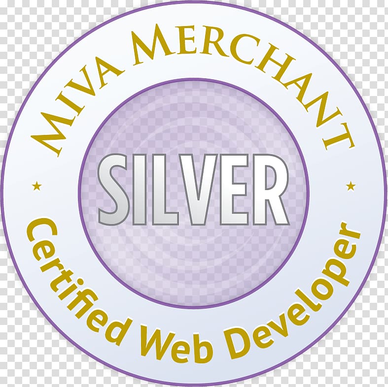 Web development E-commerce Miva Green Bay, Badge silver transparent background PNG clipart