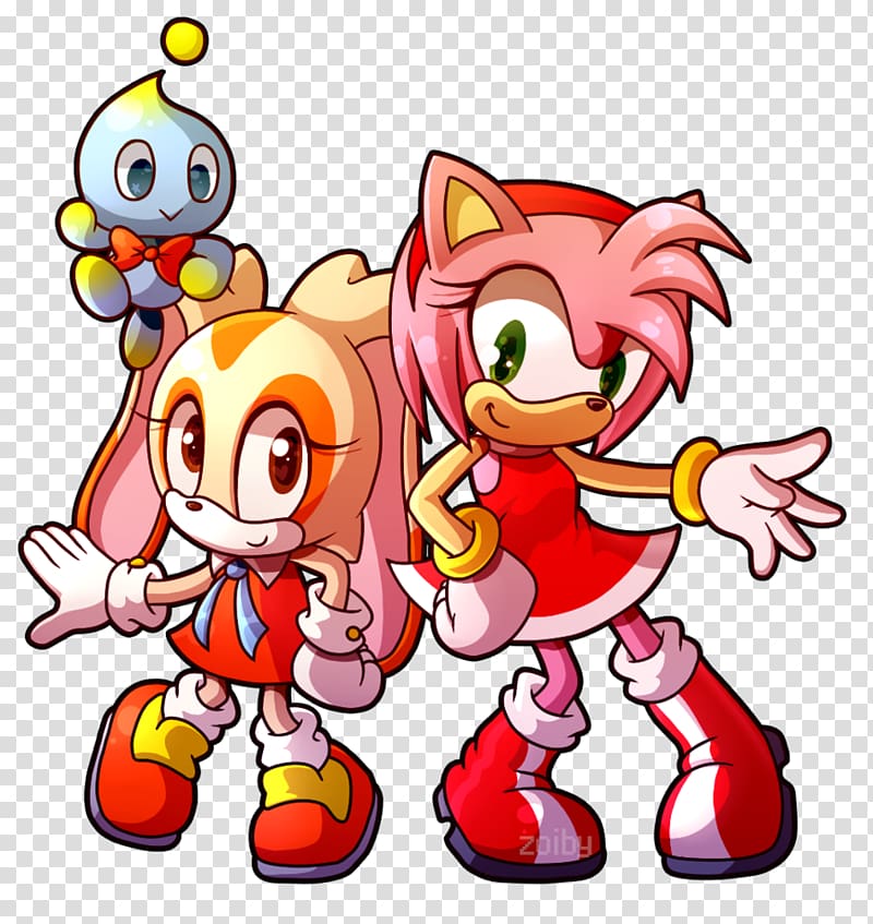 Amy Rose Cream the Rabbit Sonic the Hedgehog Shadow the Hedgehog, rouge transparent background PNG clipart