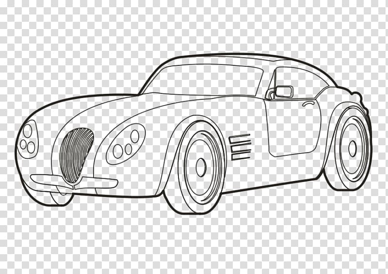 Car Black and white , car transparent background PNG clipart