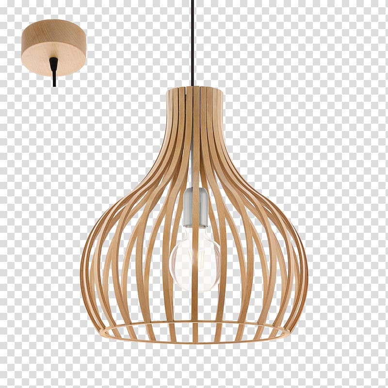 Light fixture Lamp EGLO Wood, light transparent background PNG clipart
