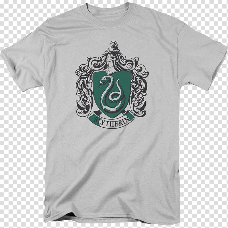 T-shirt Slytherin House Hogwarts Hoodie Clothing, T-shirt transparent background PNG clipart