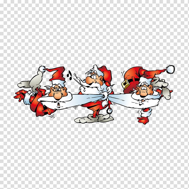 Santa Claus Cartoon Free content , Grab bag of Santa Claus transparent background PNG clipart