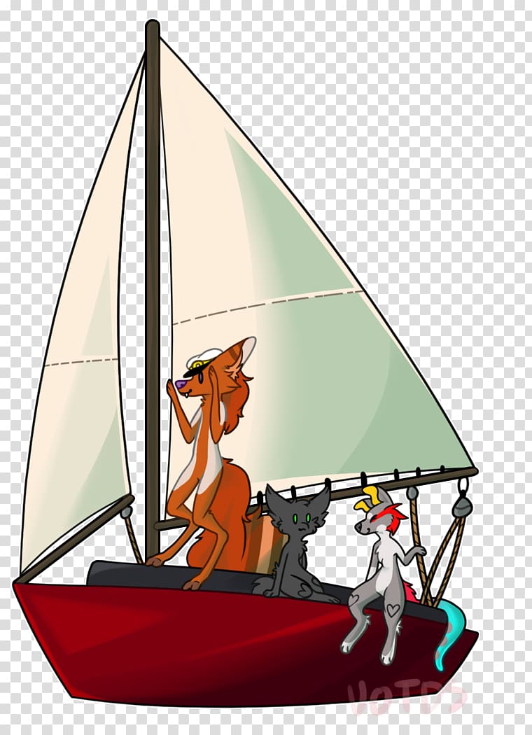 Dinghy sailing Yawl Scow Lugger, Friend ship transparent background PNG clipart