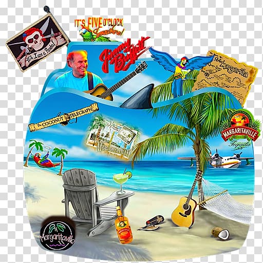 Jimmy Buffett\'s Margaritaville Parrothead Art Song, others transparent background PNG clipart