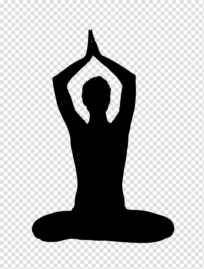 Yoga Physical fitness Silhouette Asana , Yoga transparent background PNG clipart