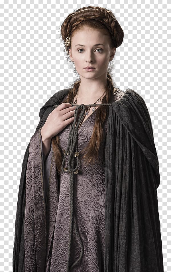 Sansa Stark Game of Thrones Sophia Turner Arya Stark Daenerys Targaryen, sophie turner transparent background PNG clipart