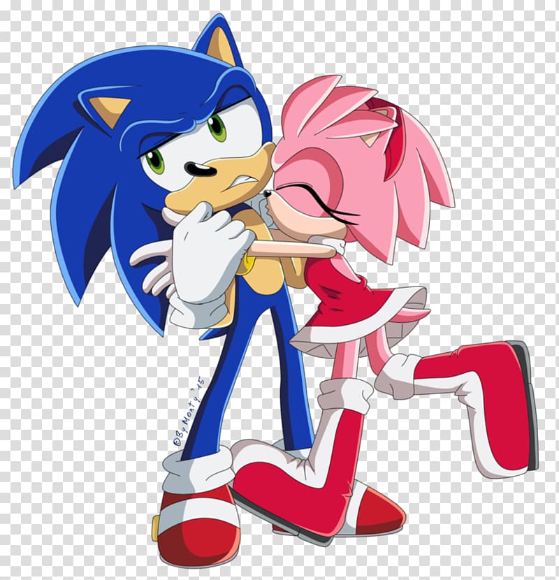 Amy Rose Sonic the Hedgehog Fan art Knuckles the Echidna , sonic the hedgehog transparent background PNG clipart