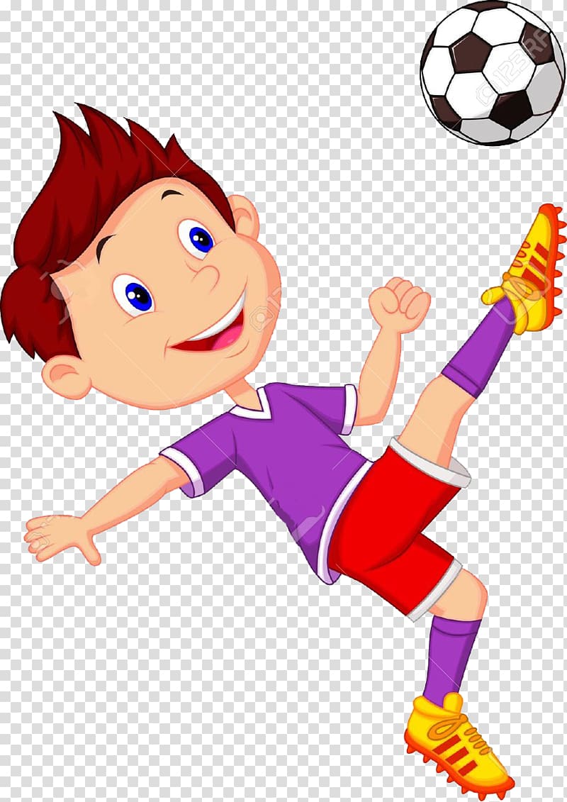 Football player Cartoon , Sports Personal transparent background PNG clipart
