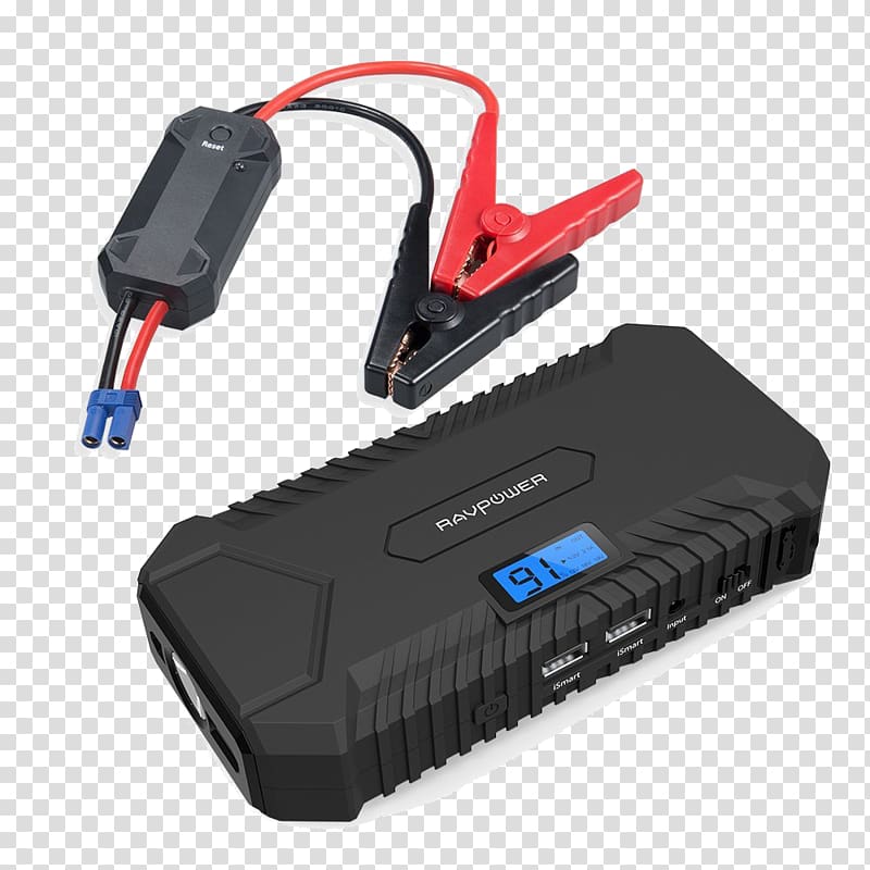 Battery charger Car Jump start RAVPower Starter, car transparent background PNG clipart