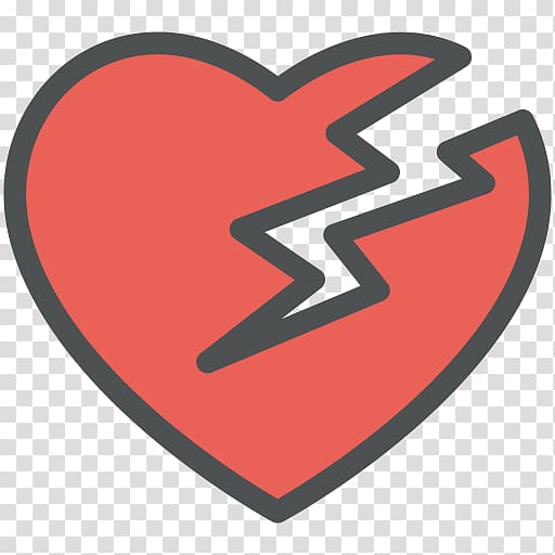 Broken heart Symbol Computer Icons , broken heart transparent background PNG clipart