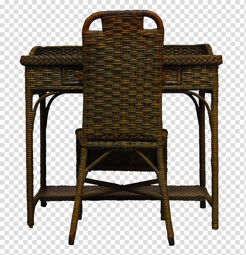 Table NYSE:GLW Chair Wicker, wicker transparent background PNG clipart