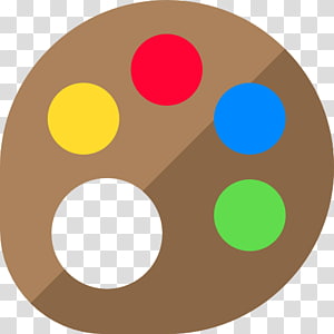 Circle Yellow Oval, palette transparent background PNG clipart thumbnail