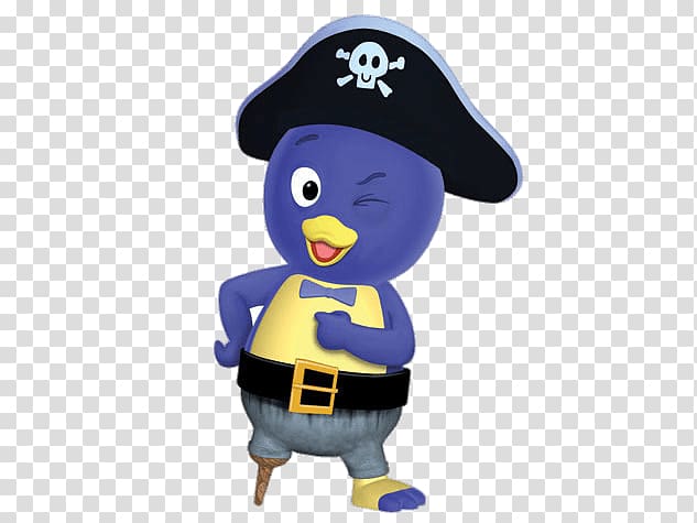 blue bird pirate illustration, Pablo Dressed As Captain transparent background PNG clipart