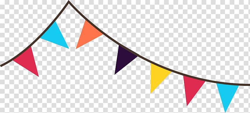 multicolored flaglets illustration, Bunting Banner Pennon Flag , Bunting Flag transparent background PNG clipart
