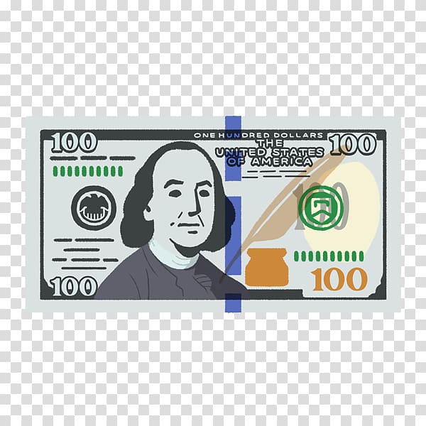 Cash Banknote United States Dollar Security, 100 dolar transparent background PNG clipart