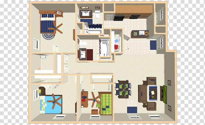 Oshkosh Croft Place Apartments Floor plan House, house transparent background PNG clipart