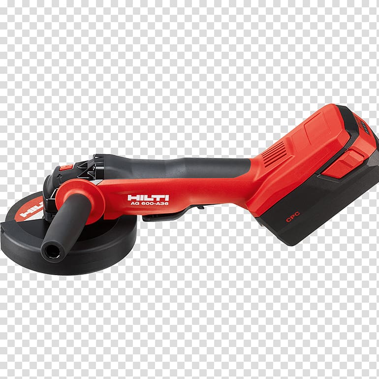 Angle grinder Grinders Cutting Tool Cordless, hilti transparent background PNG clipart