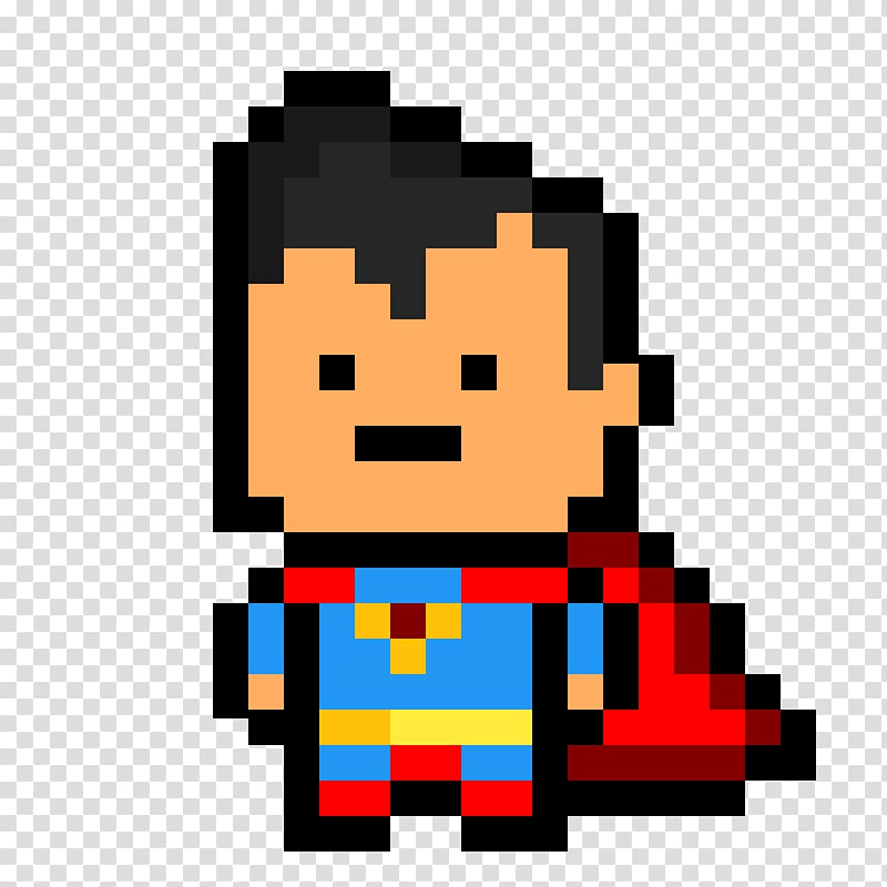Superman logo Pixel art Batman, superman transparent background PNG clipart