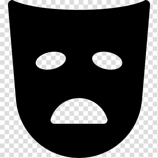 Theatre Mask Cinema Computer Icons, mask transparent background PNG clipart