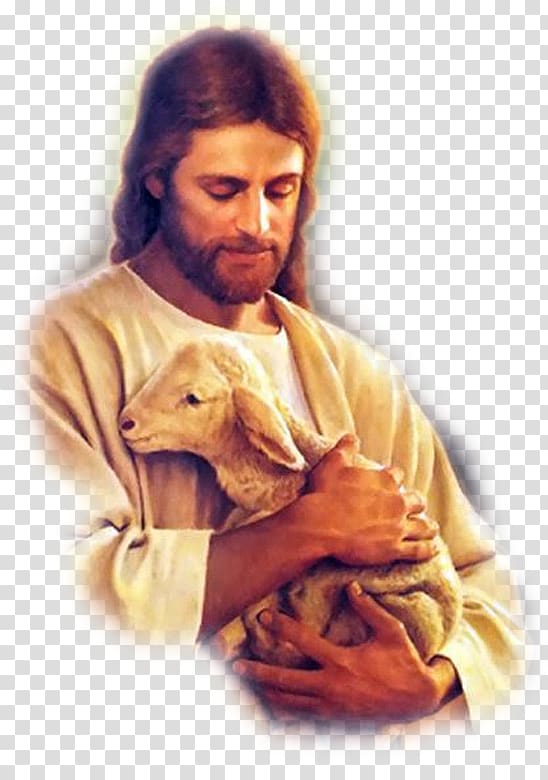 Jesus Christ lamb of God illustration, Jesus Bible Christianity Son of God, Pastor transparent background PNG clipart