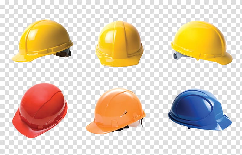 Hard Hats Headgear Cap Personal protective equipment, construction transparent background PNG clipart