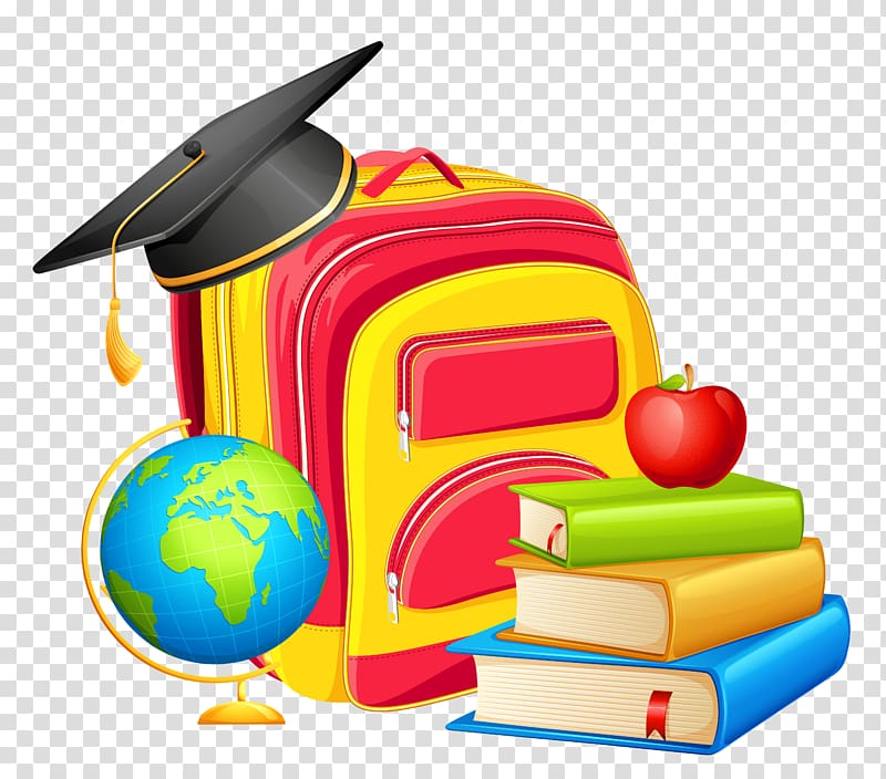Papua New Guinea Port Neches Middle School National Secondary School Education, School Backpack and Decorations , book, bag, navigating desk globe and hat illustration transparent background PNG clipart