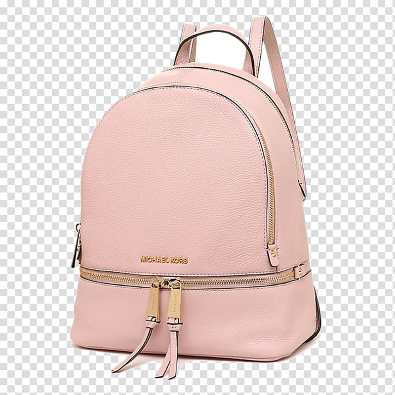 Handbag Michael Kors Backpack Leather Brand, three dimensional art word summer discount transparent background PNG clipart