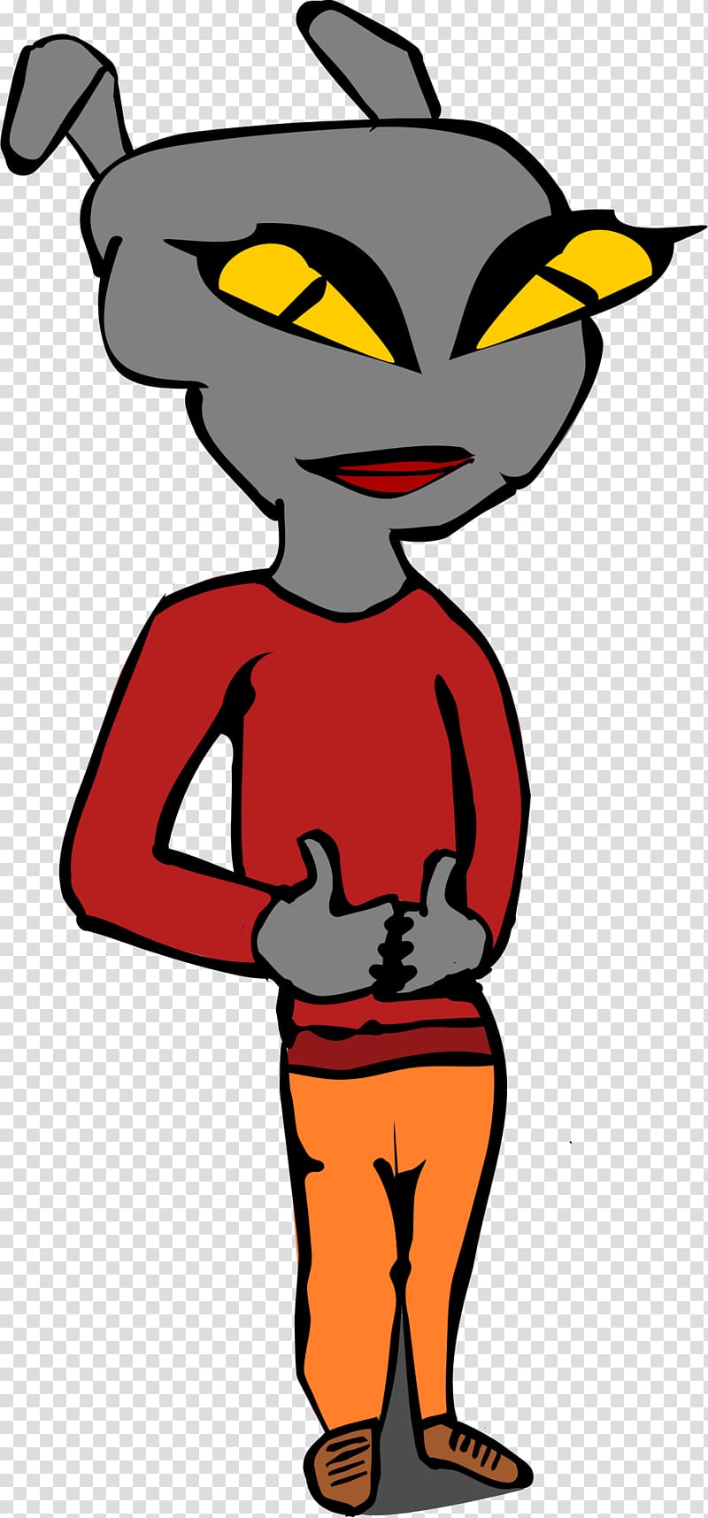 Beak Character Cartoon , Alienator transparent background PNG clipart