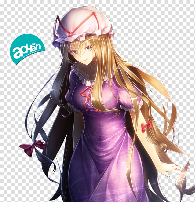 Touhou Project Rendering 3D computer graphics Anime, Yakumo transparent background PNG clipart
