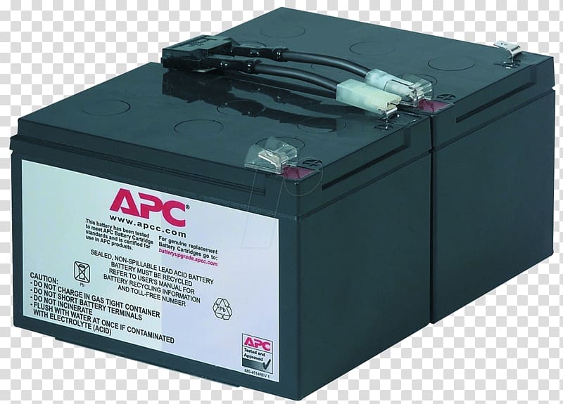 APC by Schneider Electric APC Smart-UPS Lead–acid battery, battery transparent background PNG clipart