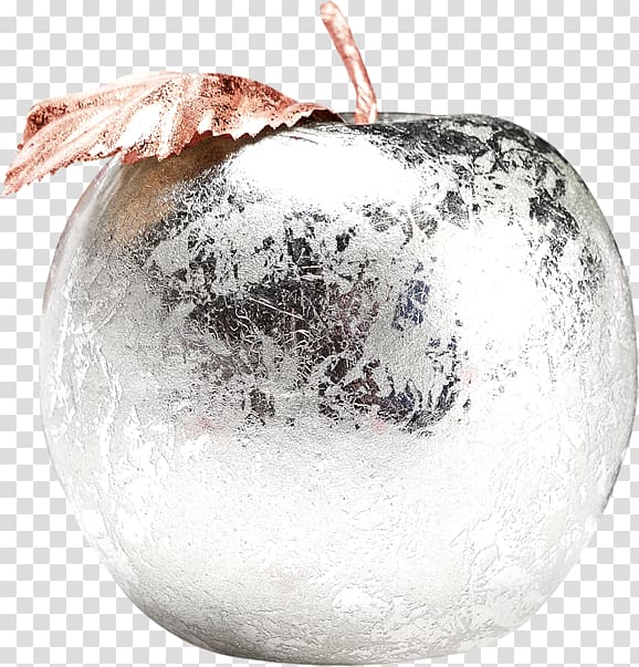 Christmas Apple Fruit Auglis, Christmas silver apple transparent background PNG clipart